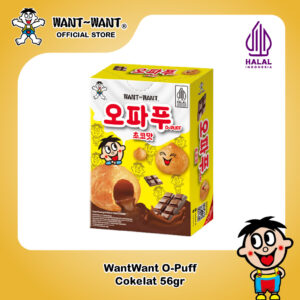 Want-Want O-Puff Rasa Coklat 56Gr