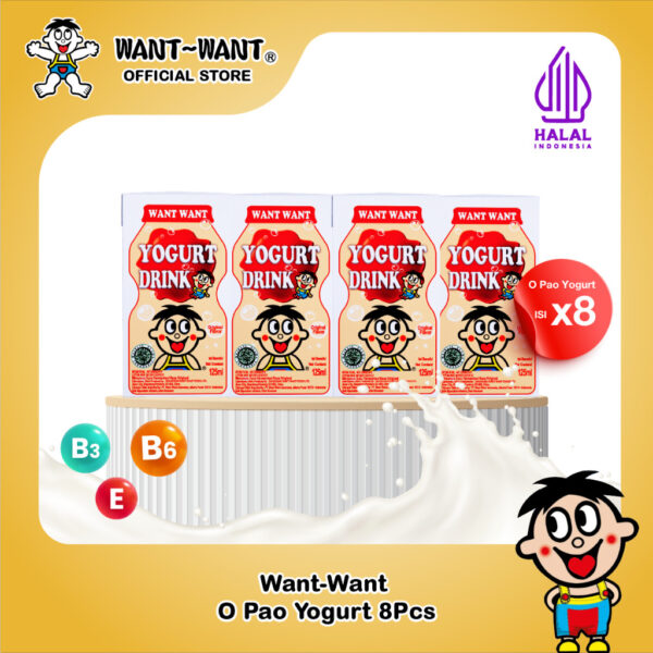 Want Want Yogurt Drink 125 ml Bundling 8pcs